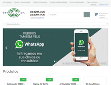 Tablet Screenshot of dentalunica.com.br